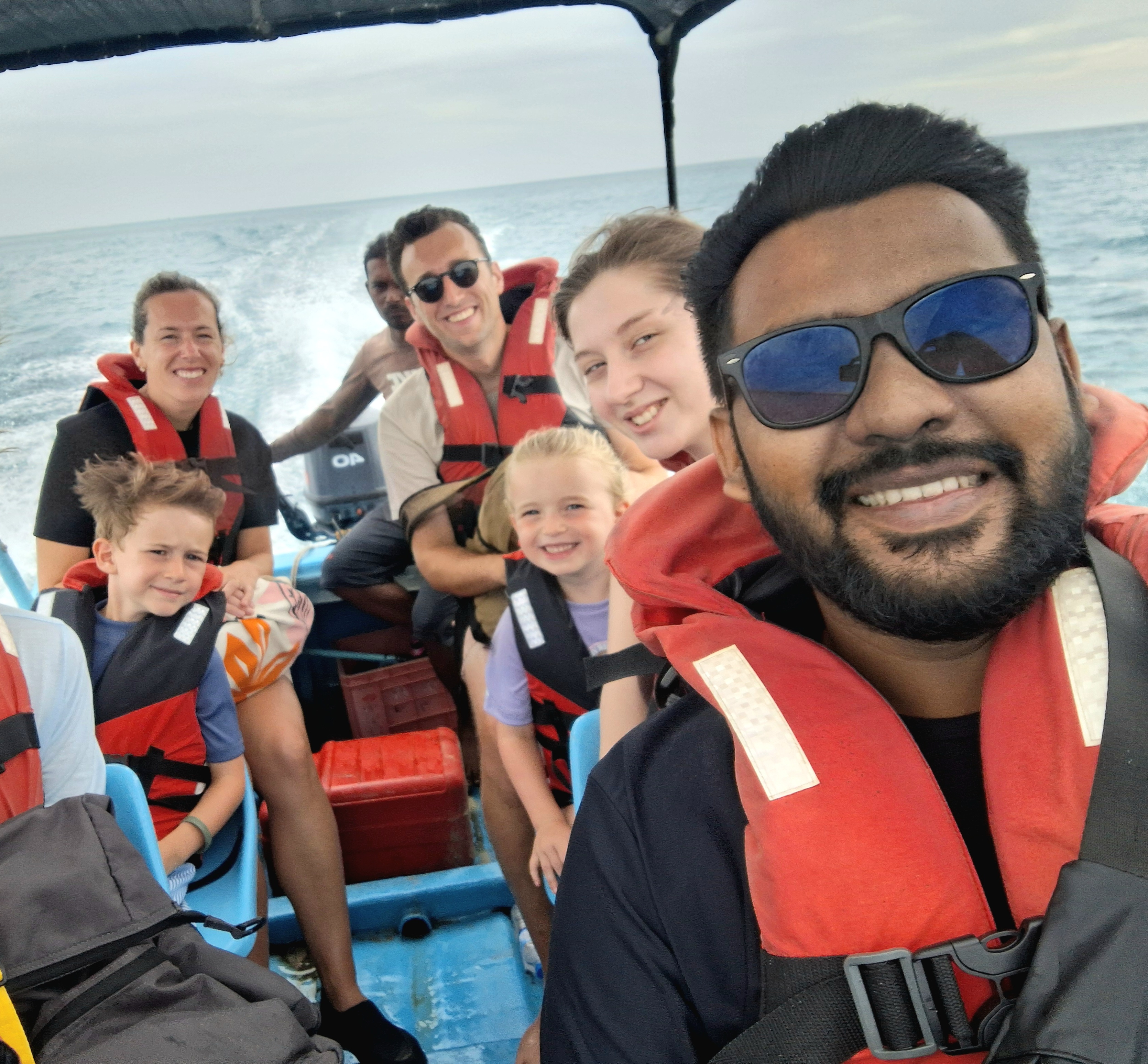 A family day on the water